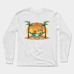 Banana and sunset Long Sleeve T-Shirt